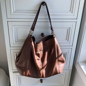 Coach Brown Shoulder Purse